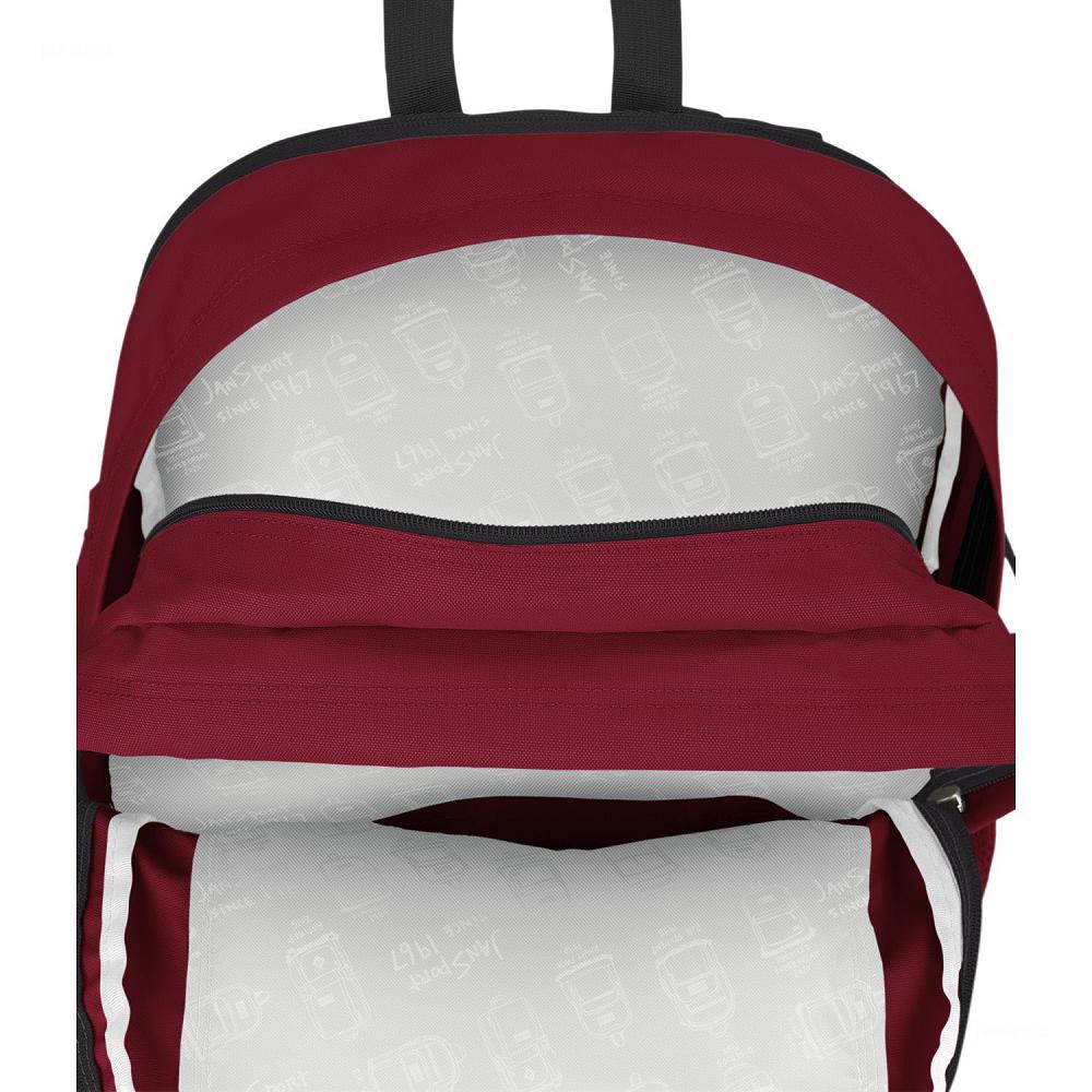 Red JanSport Main Campus Laptop Backpacks | MY_JS029