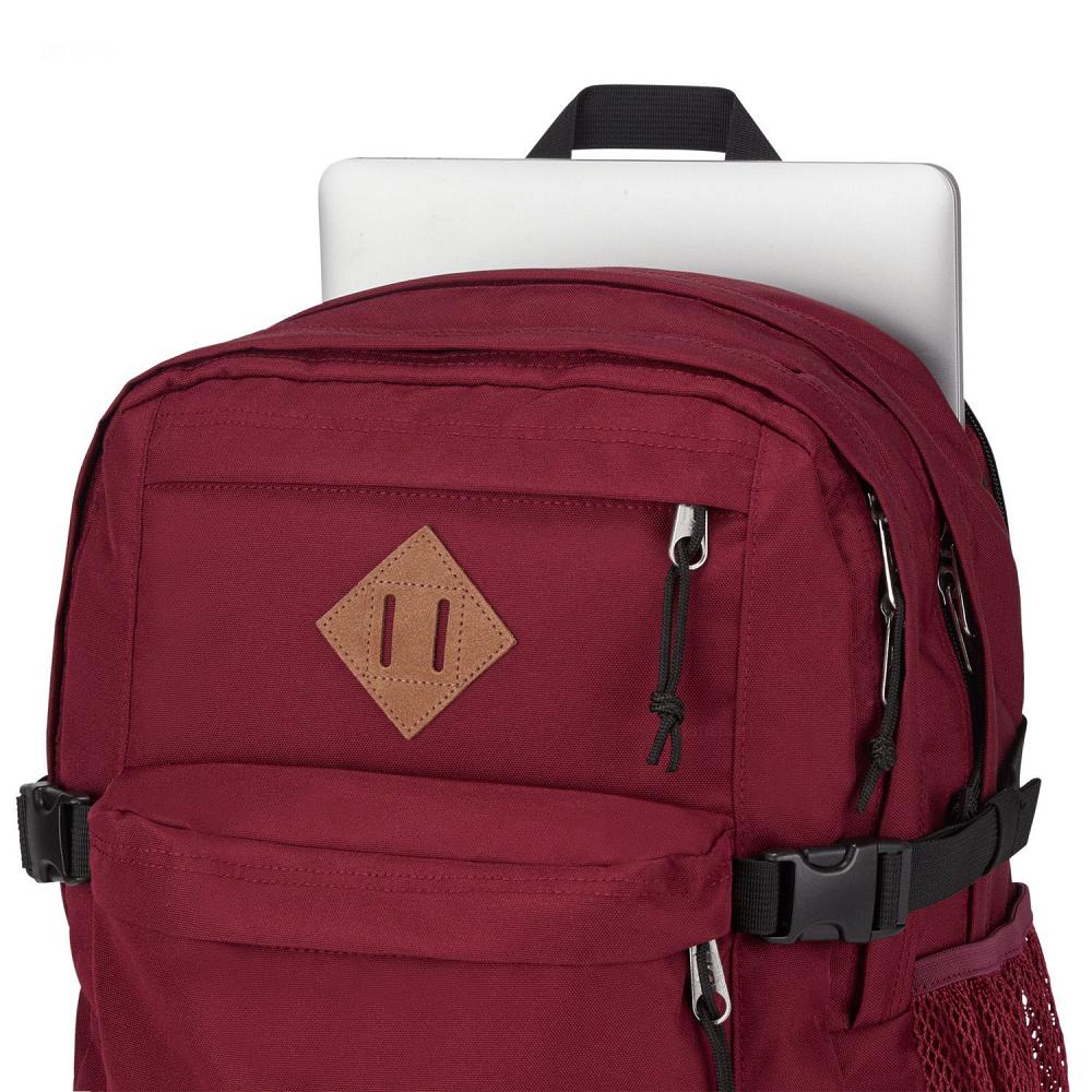 Red JanSport Main Campus Laptop Backpacks | MY_JS029