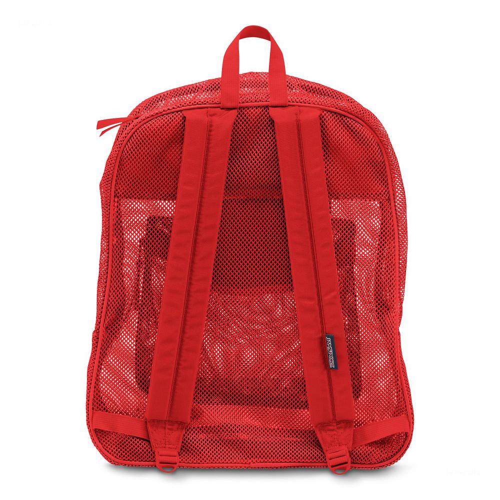 Red JanSport Mesh Pack School Backpacks | MY_JS577
