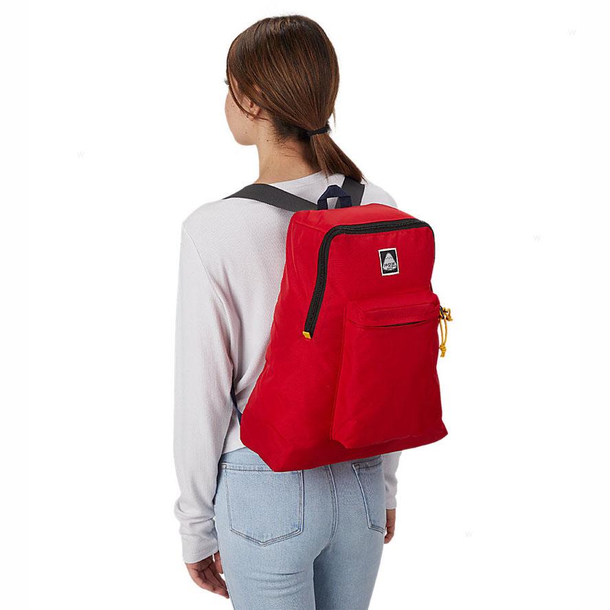 Red JanSport SKI N HIKE School Backpacks | MY_JS119