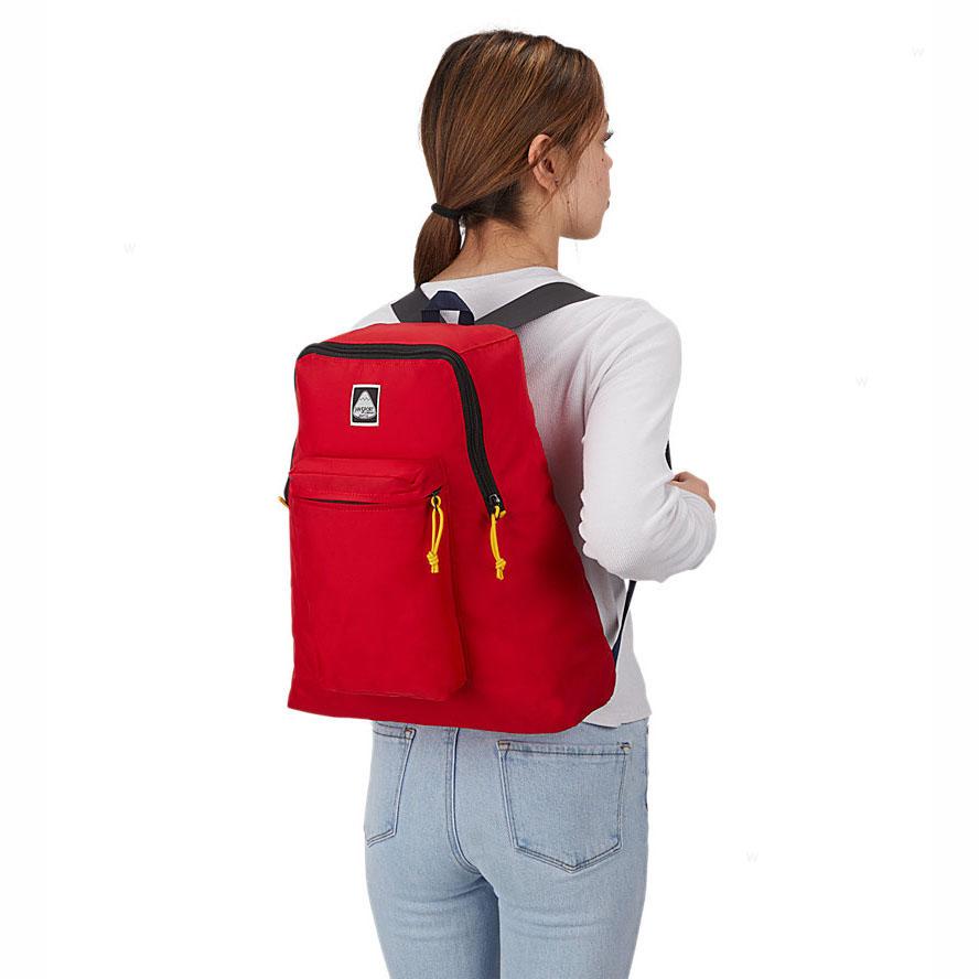 Red JanSport SKI N HIKE School Backpacks | MY_JS119