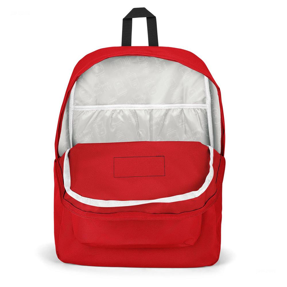 Red JanSport SuperBreak® Plus School Backpacks | MY_JS563