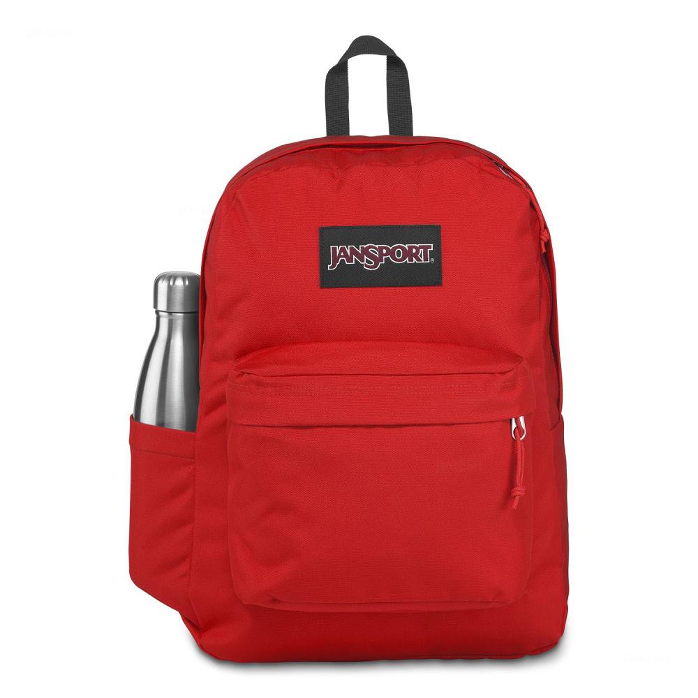 Red JanSport SuperBreak® Plus School Backpacks | MY_JS563