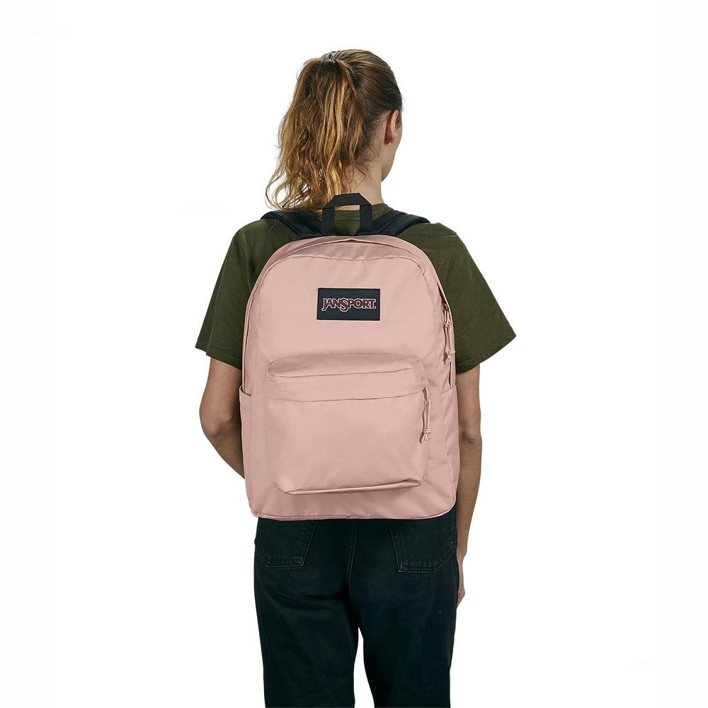 Rose JanSport SuperBreak® Plus Laptop Backpacks | MY_JS176
