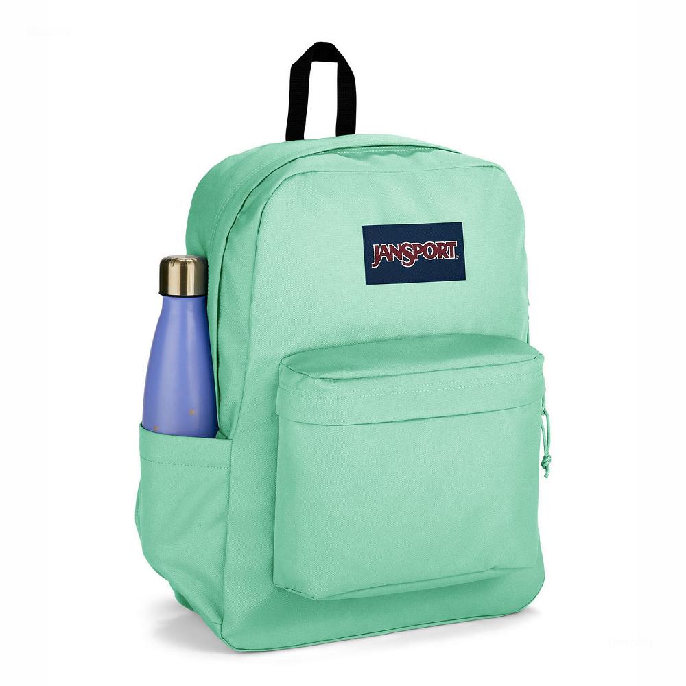 Turquoise JanSport SuperBreak® Plus School Backpacks | MY_JS040