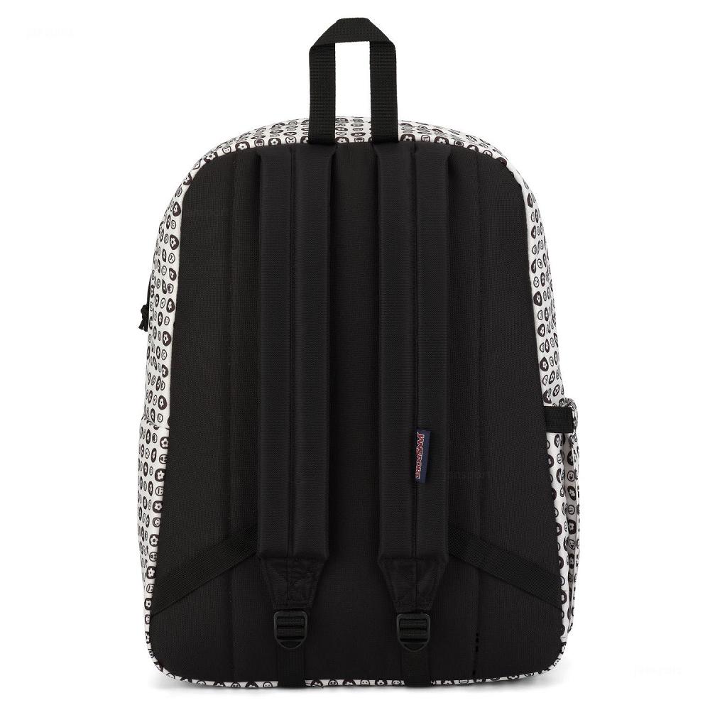 White / Black JanSport SuperBreak® Plus School Backpacks | MY_JS580