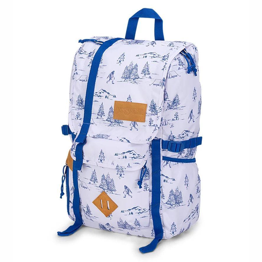 White / Blue JanSport Hatchet Work Backpacks | MY_JS060