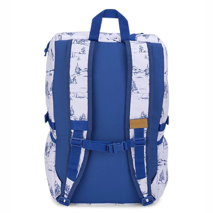 White / Blue JanSport Hatchet Work Backpacks | MY_JS060