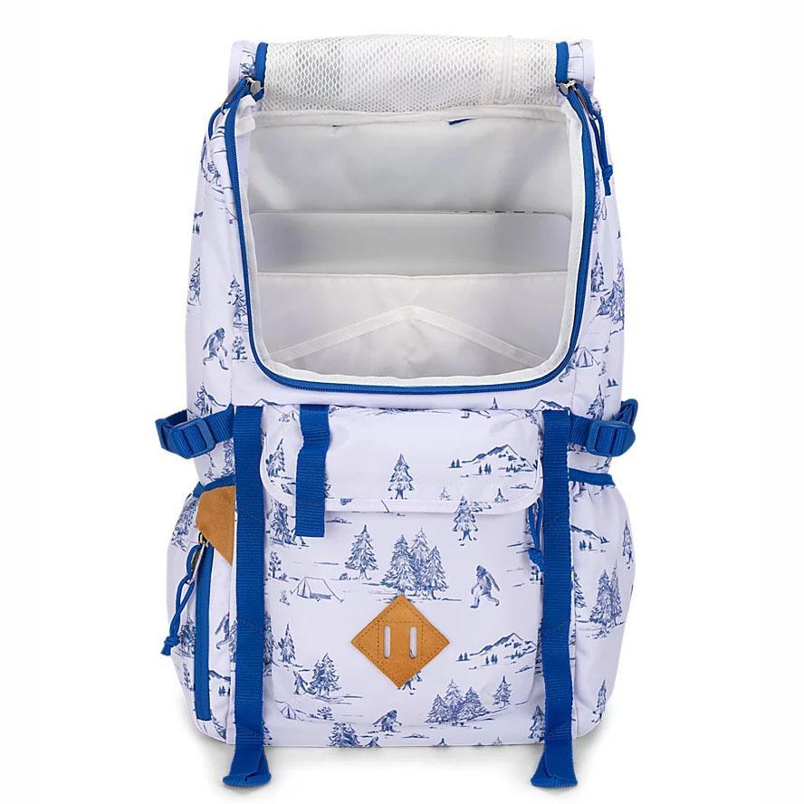 White / Blue JanSport Hatchet Work Backpacks | MY_JS060