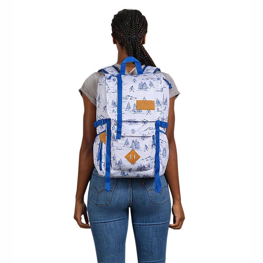 White / Blue JanSport Hatchet Work Backpacks | MY_JS060