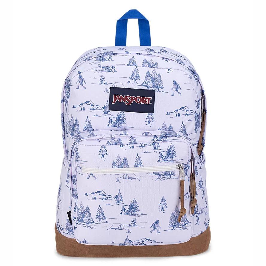 White / Blue JanSport Right Pack School Backpacks | MY_JS459