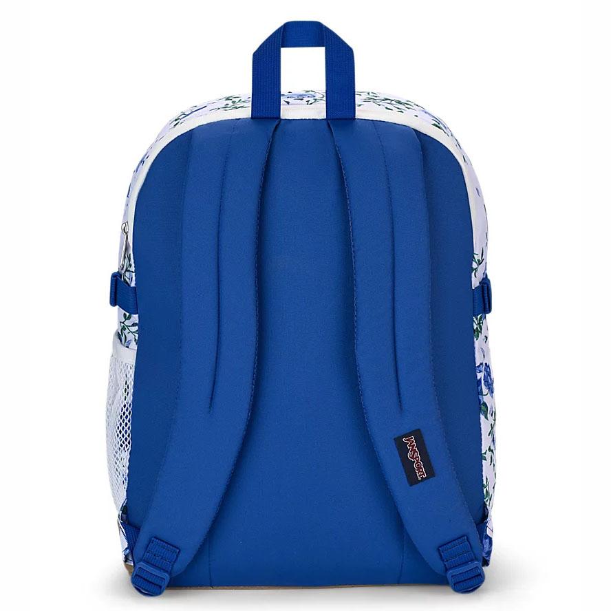 White / Blue JanSport SUEDE CAMPUS School Backpacks | MY_JS553