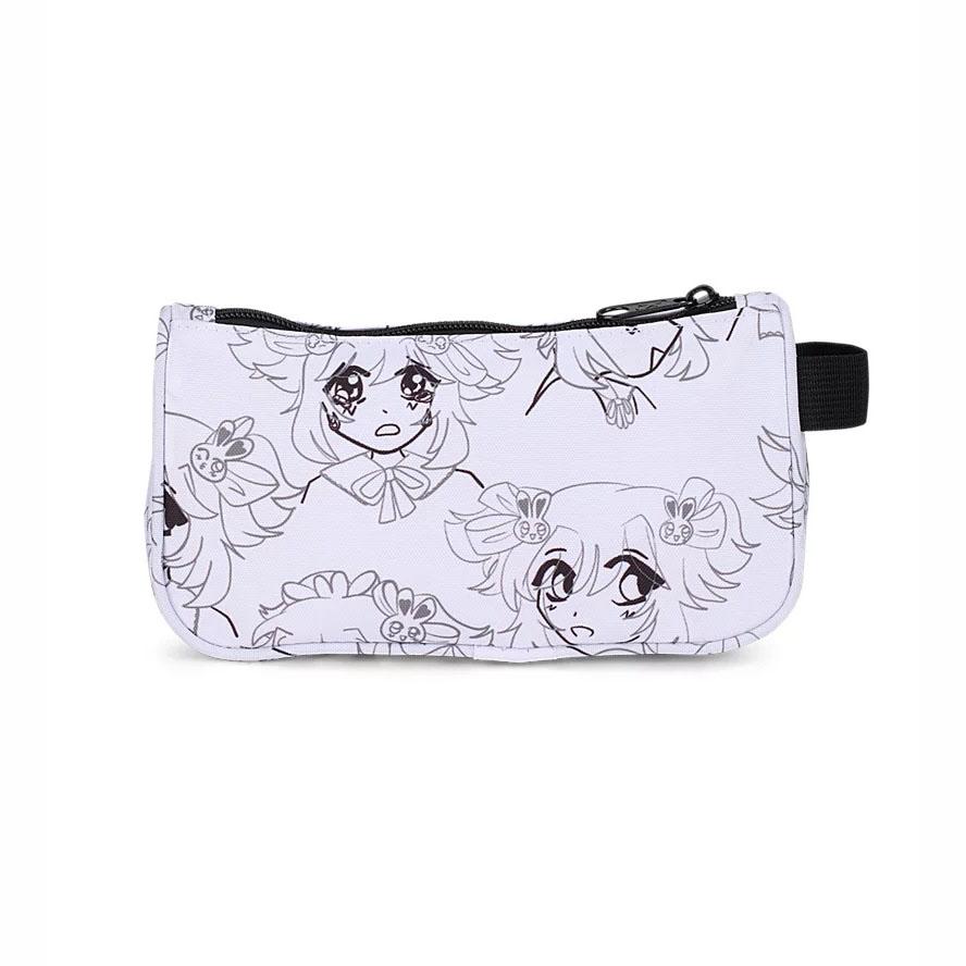 White JanSport Medium Accessory Pouch Pencil Cases | MY_JS220