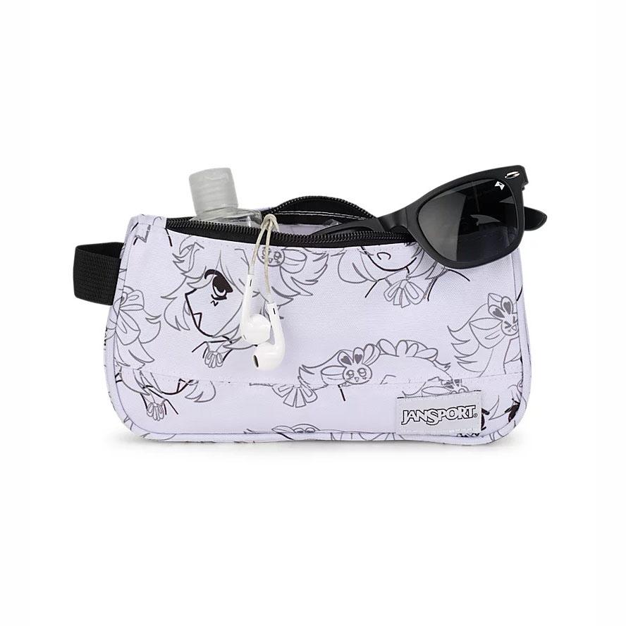 White JanSport Medium Accessory Pouch Pencil Cases | MY_JS220