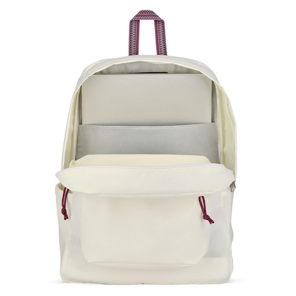 White JanSport Restore Pack Laptop Backpacks | MY_JS181