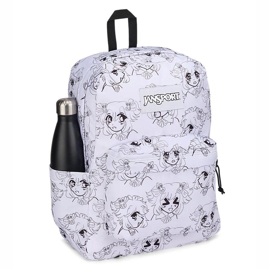 White JanSport SuperBreak® Plus School Backpacks | MY_JS501