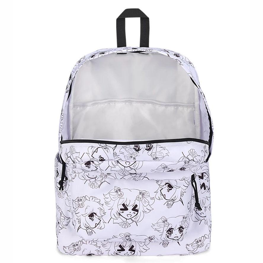 White JanSport SuperBreak® Plus School Backpacks | MY_JS501