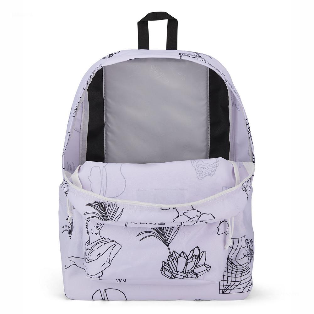 White JanSport SuperBreak® School Backpacks | MY_JS291