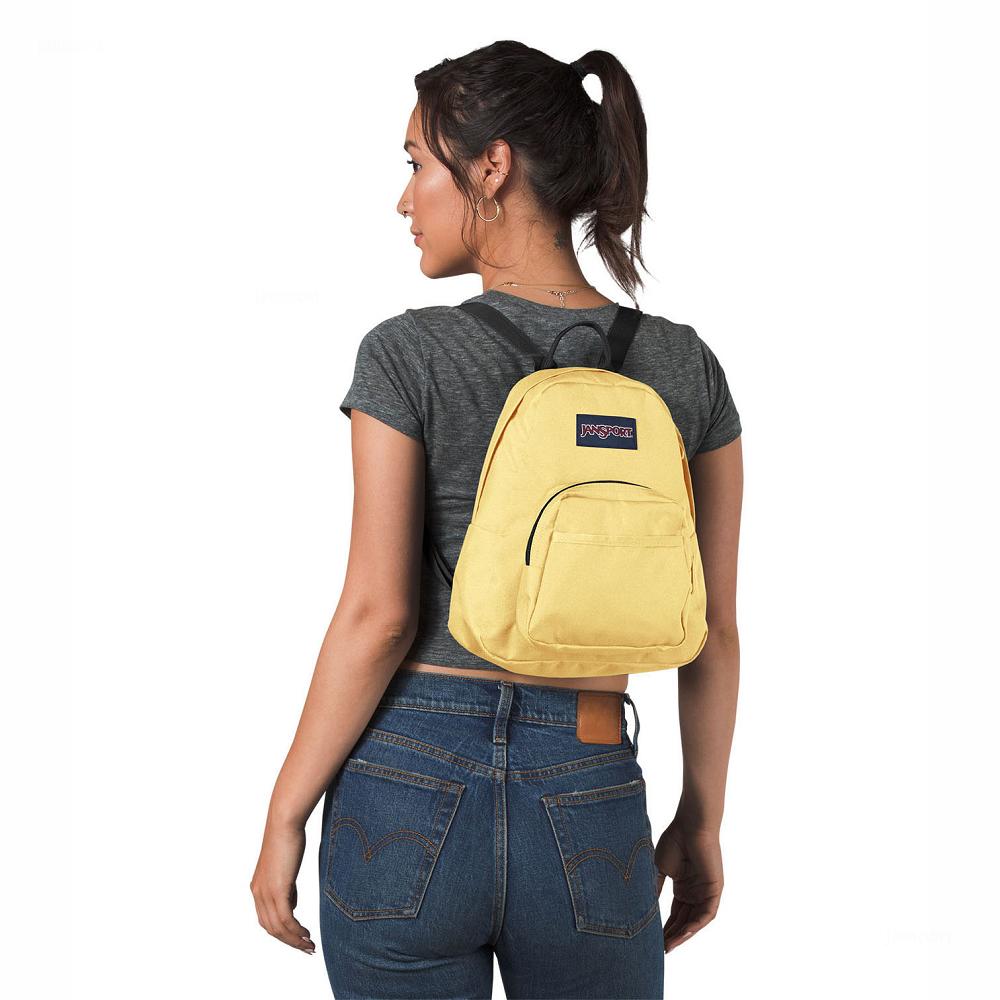 Yellow JanSport HALF PINT MINI School Backpacks | MY_JS531