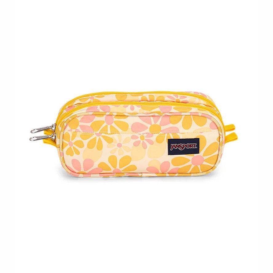 Yellow JanSport Large Accessory Pouch Pencil Cases | MY_JS044