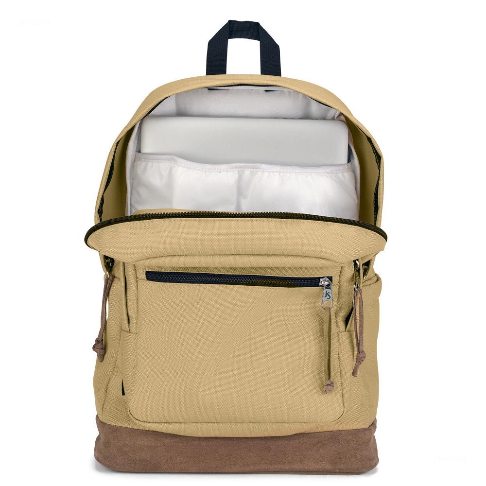 Yellow JanSport Right Pack Laptop Backpacks | MY_JS355
