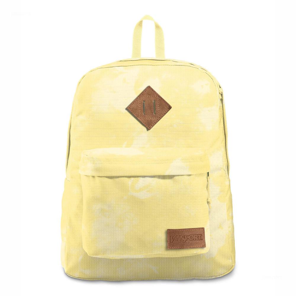 Yellow JanSport SUPERBREAK PLUS FX Laptop Backpacks | MY_JS073
