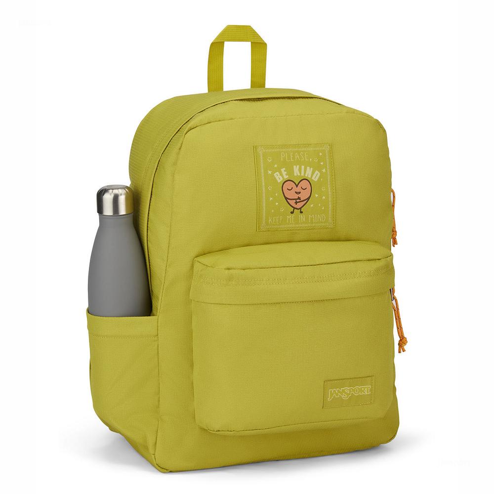 Yellow JanSport SUPERBREAK PLUS FX Laptop Backpacks | MY_JS447