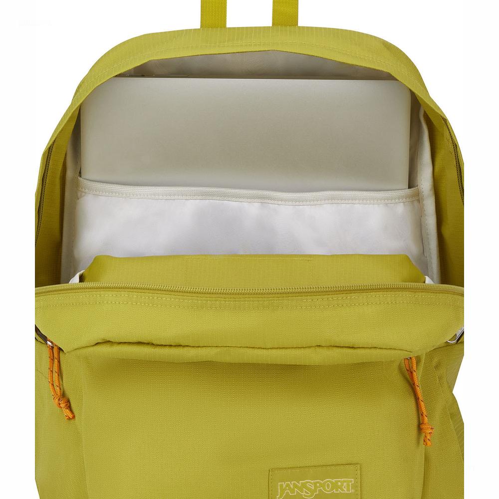 Yellow JanSport SUPERBREAK PLUS FX Laptop Backpacks | MY_JS447