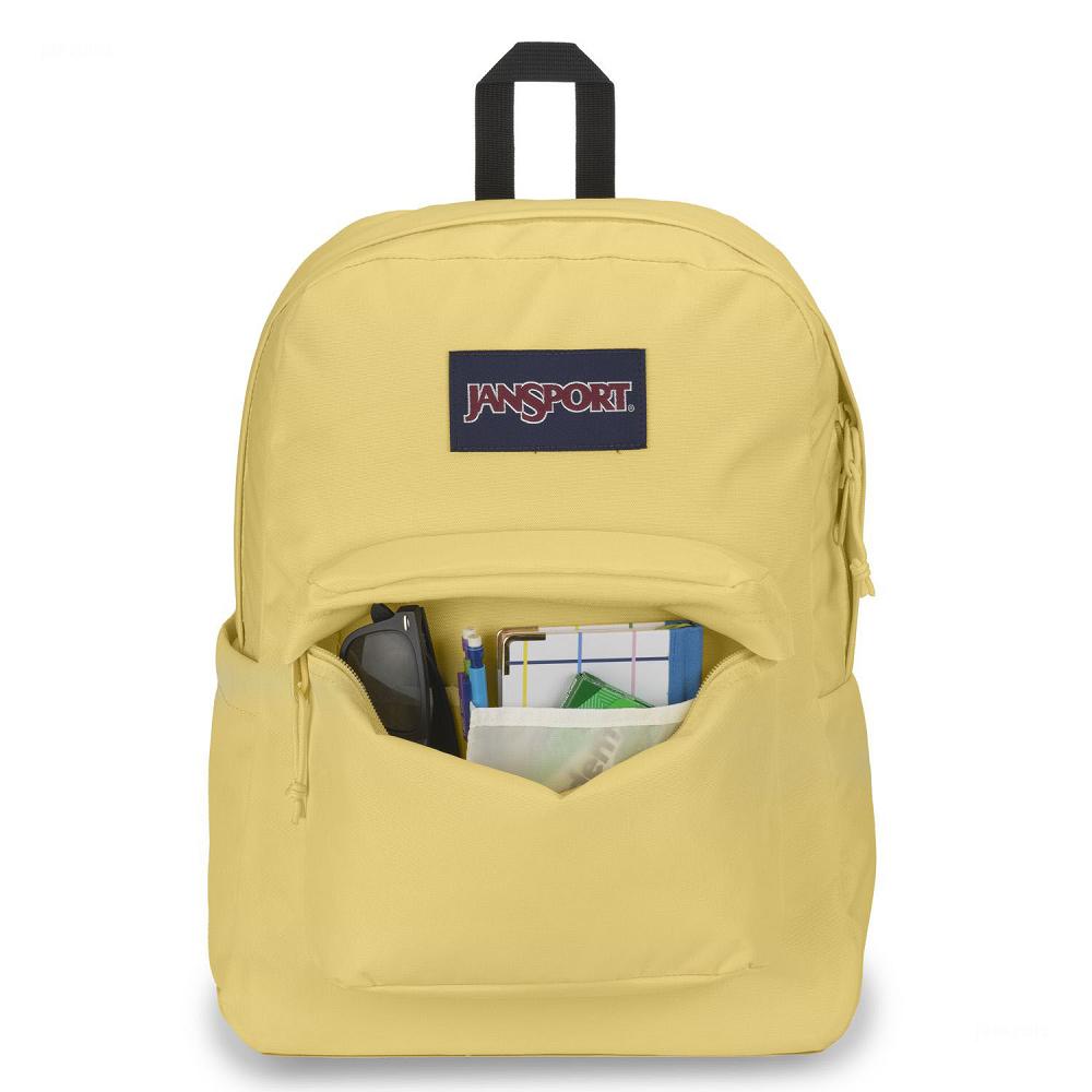 Yellow JanSport SuperBreak® Plus School Backpacks | MY_JS04B