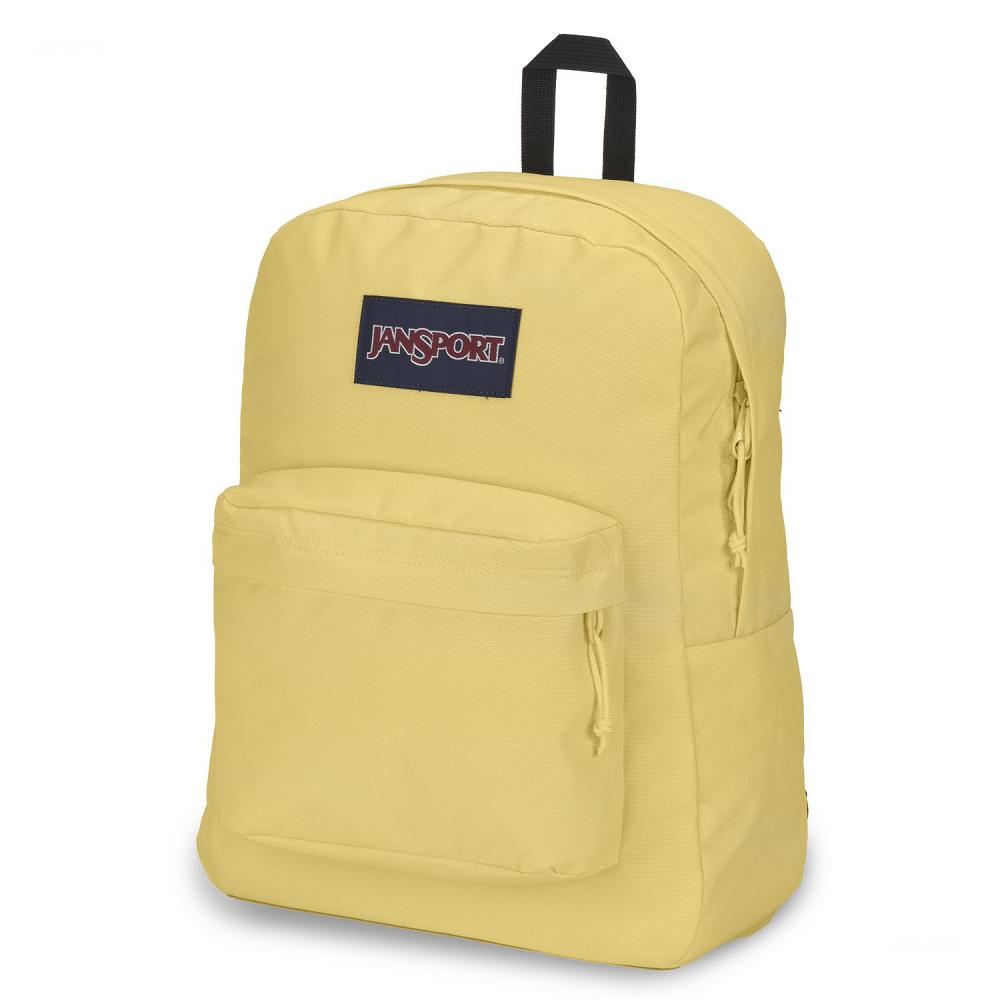 Yellow JanSport SuperBreak® Plus School Backpacks | MY_JS04B