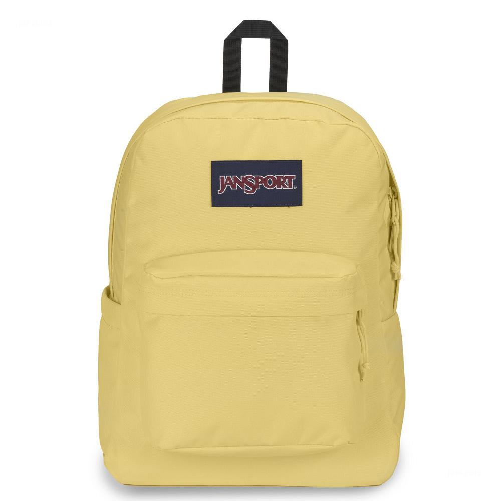 Yellow JanSport SuperBreak® Plus School Backpacks | MY_JS04B