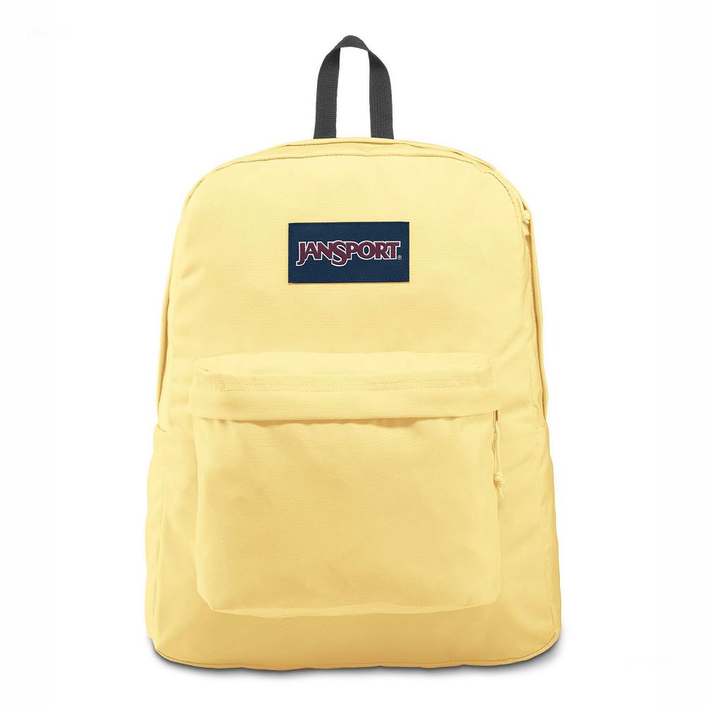 Yellow JanSport SuperBreak® Plus School Backpacks | MY_JS14B